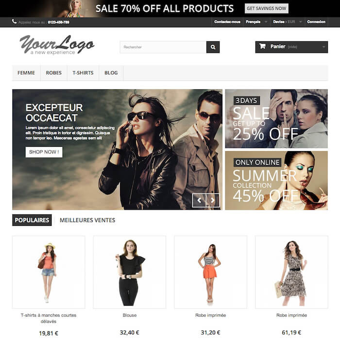 PrestaShop Frontend