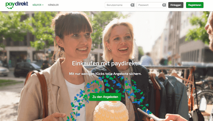 paydirekt Sartseite