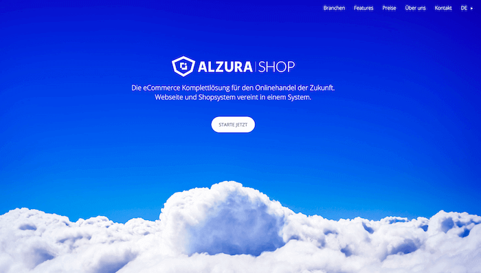 ALZURA Shop Startseite