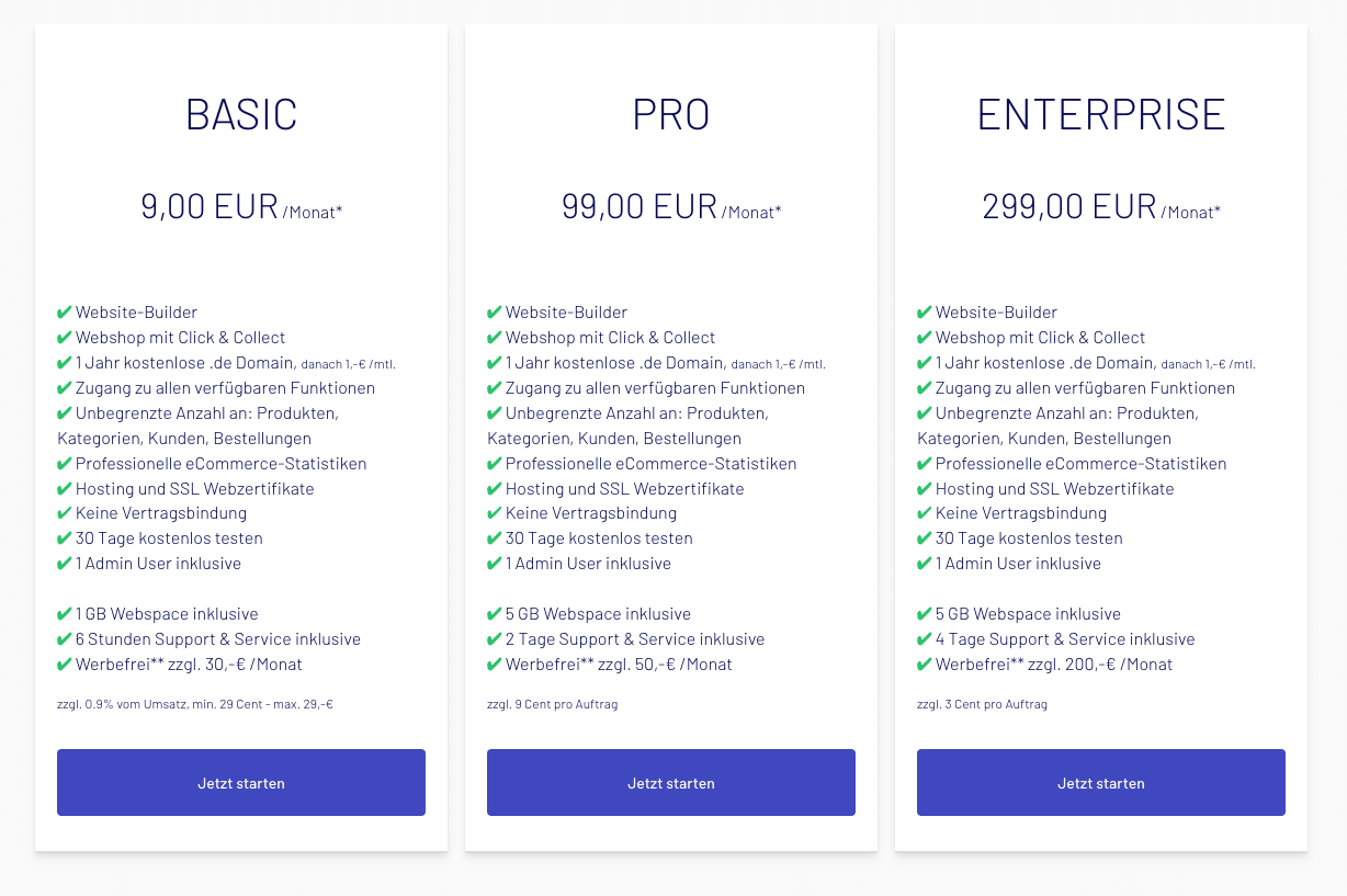 ALZURA Shop Preise: Kosten und Gebühren